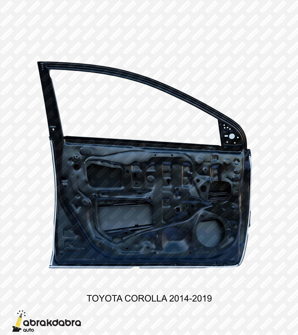 Door shell - Toyota Corolla  L, LE, S, LE Eco, Special Edition 2014 to 2019. List price 480 Shop price 305