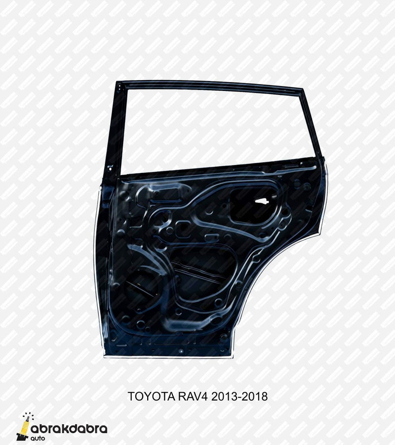 Door shell - Toyota RAV4  XLE, ES, Limited, Hybrid LE, Hybrid SE, Hybrid Limited, Platinum  2013 to 2018. List price 640 Shop price 385